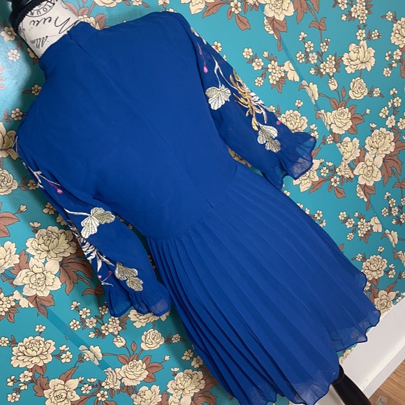 ASOS Embroidery Ruffle Dress - Picture 6 of 8